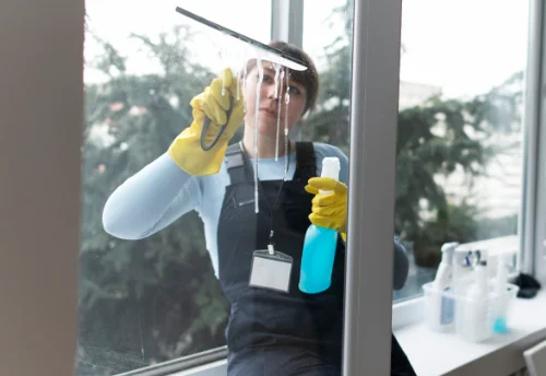 Nettoyage de vitres intérieures et extérieures à Saillenard